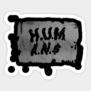 HUMANS TV SLIVER Sticker